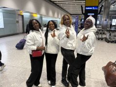 Women of Valour patrons arrive in London ahead of global conference
