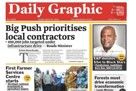 Today’s Front pages: Tuesday, March 24, 2026