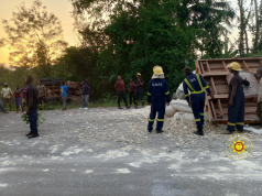 Howo trailer crash on Kpeve–Asikuma road