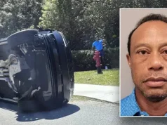 TIGER WOODS IN CRASH SHOCKER: Golf Icon Arrested for DUI After Car Flips in Florida
