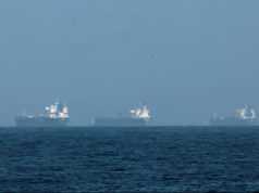 Gulf shipping crisis deepens as tankers stranded for fifth day, US sinks Iranian warship