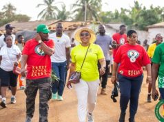 Volta Region hosted NaRWP Wellness Walk on Easter Monday