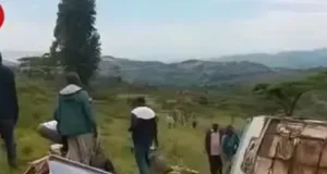 Bus En Route To Burial Overturns Leaving Coffin Destroyed & One Mourner Dead