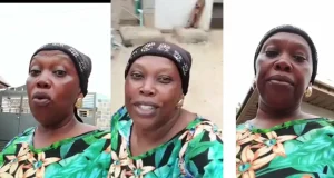 Elderly woman laments about living alone