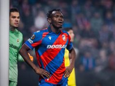 Prince Kwabena Adu scores in Viktoria Plzen’s narrow win at Banik in Czech
