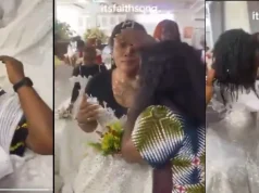 Over 30 ladies storm the church to pray for a husband