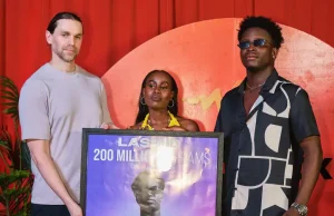 Lasmid Hits 200 Million Streams on Audiomack and Gets Surprised with a Plaque to Prove It
