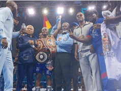 Allotey demolishes Erastus to clinch WBA Africa crown