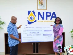 Ghana month donation drive ends on high note as NPA donates GH₵1m to GMTF
