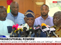 Mahama’s praise of OSP was “settings” — Minority alleges contradiction in anti-corruption stance