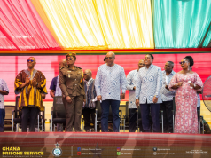 Mahama worships with inmates at Nsawam Prison, pledges reforms and support