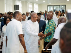 Julius Debrah reflects on deep relationship with president Mahama during birthday thanksgiving service