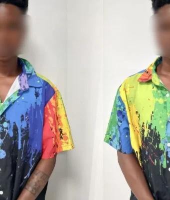 Ghana police arrest a Nigerian lady wearing a police uniform in a viral video