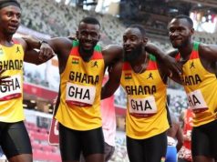 Ghana 4x100m relay team finish fourth at World Athletics Relays 2026, miss final
