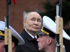 Putin denounces Nato at scaled back Victory Day parade