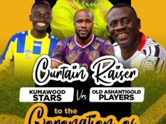 Kumawood stars to face AshantiGold old players in coronation curtain raiser