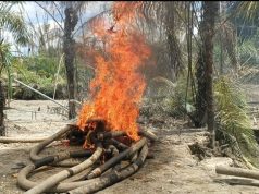 NAIMOS destroys illegal mining equipment along Ankobra