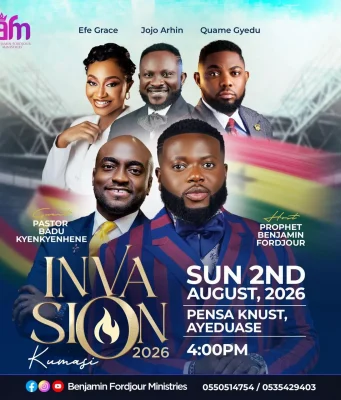 Kumasi Set for a Transformational Encounter as “Invasion 2026” Hits PENSA KNUST