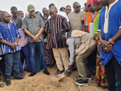 Minister cuts sod for 24-Hour Economy Market in Kassena-Nankana West