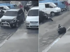 Car owner hits and unalives a member of a robbery gang