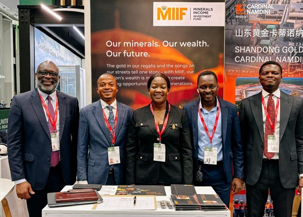 Mrs-Nelson-middleat-the-MIIF-stand-at-the-mining-Indaba.-With-her-are-Mr-Yakubu-Mohammed-2nd-from-le.jpeg