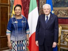 Ghana’s Ambassador to Italy Mona Quartey presents Letters of Credence to Pres. Mattarella