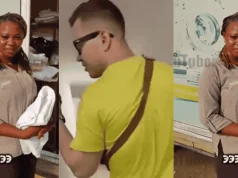 Yaytseslav and laundry girl video