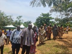 GREL inaugurates washroom facility for Eguafo Breman KG