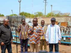 Mahama inspects transformers to address power supply challenges