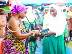 Nana Ajoa Amowah II distributes sanitary pads; champions fight against menstrual stigma