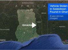 Stolen luxury vehicle in Canada traced to Ghana