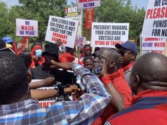 Gbestile residents protest seven-month water shortage