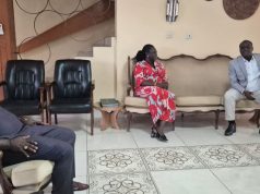 EPA CEO Prof Nana Ama Browne Klutse storms Samreboi over recent galamsey-induced flooding