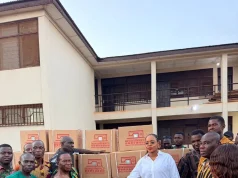 Sunyani West MP Millicent Yeboah donates 100 sewing machines to Assembly Members to boost youth skills training