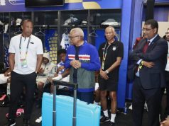 Cape Verde president Maria Neves visits dressing room after historic World Cup point against Spain