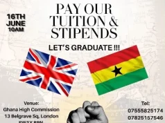 Ghanaian students in UK to protest over unpaid scholarship fees
