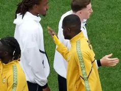 Netizens Lambast England’s Djed Spence Over Dramatic Handshake Incident With Thomas Partey