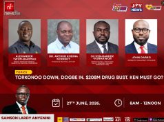 This Saturday on Newsfile: Torkornoo case, Larry Dogbe jail, $208 million meth bust and ‘Ken Must Go’