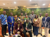 GFD delegation interacts with Volta Regional Minister Hon. James Gunu on the sidelines of Labour Conference