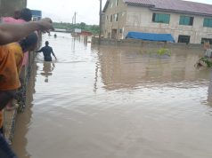 Photos: Heavy flooding leaves parts of Afienya submerged