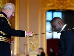 Actor Idris Elba receives knighthood from King Charles