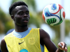 Saka trains with England squad before Ghana match
