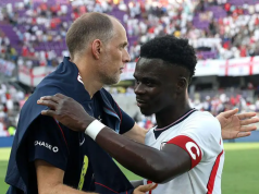 England winger Saka unlikely to start against Ghana