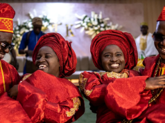 Twins marry twins in joyous Nigerian joint wedding