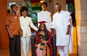 Okyeame Kwame thanks Galaxxy International School for co-parenting with his family to raise daughter