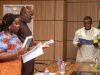 Sam George swears in two new members of NCA Governing Board