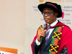 Dr. Nyanyofio urges British Columbia College to produce responsible citizens, not only high achievers