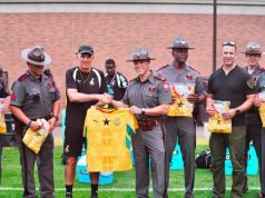 Black Stars honour Rhode Island security team with jerseys