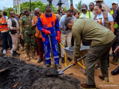 Photos: President Mahama joins National General Cleaning Exercise in Accra