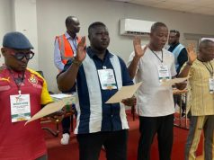 Frederick Lartey Otu re-elected Ghana Taekwondo Federation president